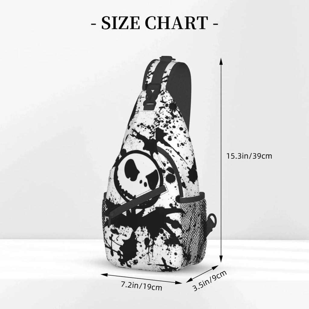Crossbody Women The Nightmare Gifts Skellington Bags Backpack Sling Shoulder Hiking Unisex Travel Men Bag Before Chest Jack Christmas Daypack For