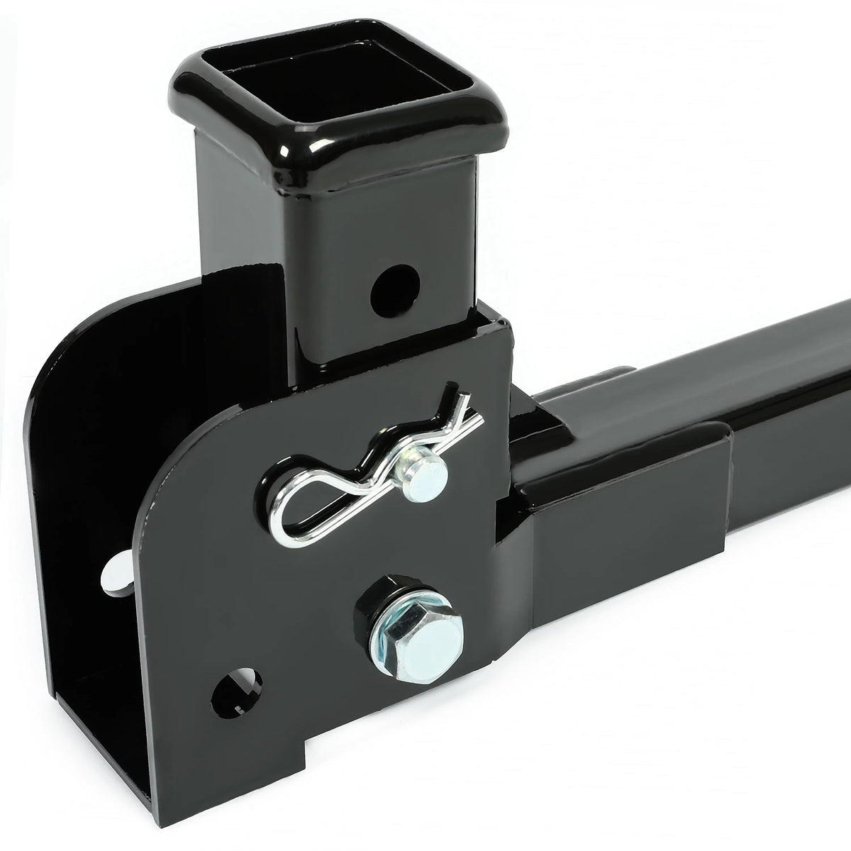 to Mount Receiver Black Up Pounds Trailer Folding Tongue 500 Kojem Cargo Carrier Hitch Weight Wheelchair Steel 2”