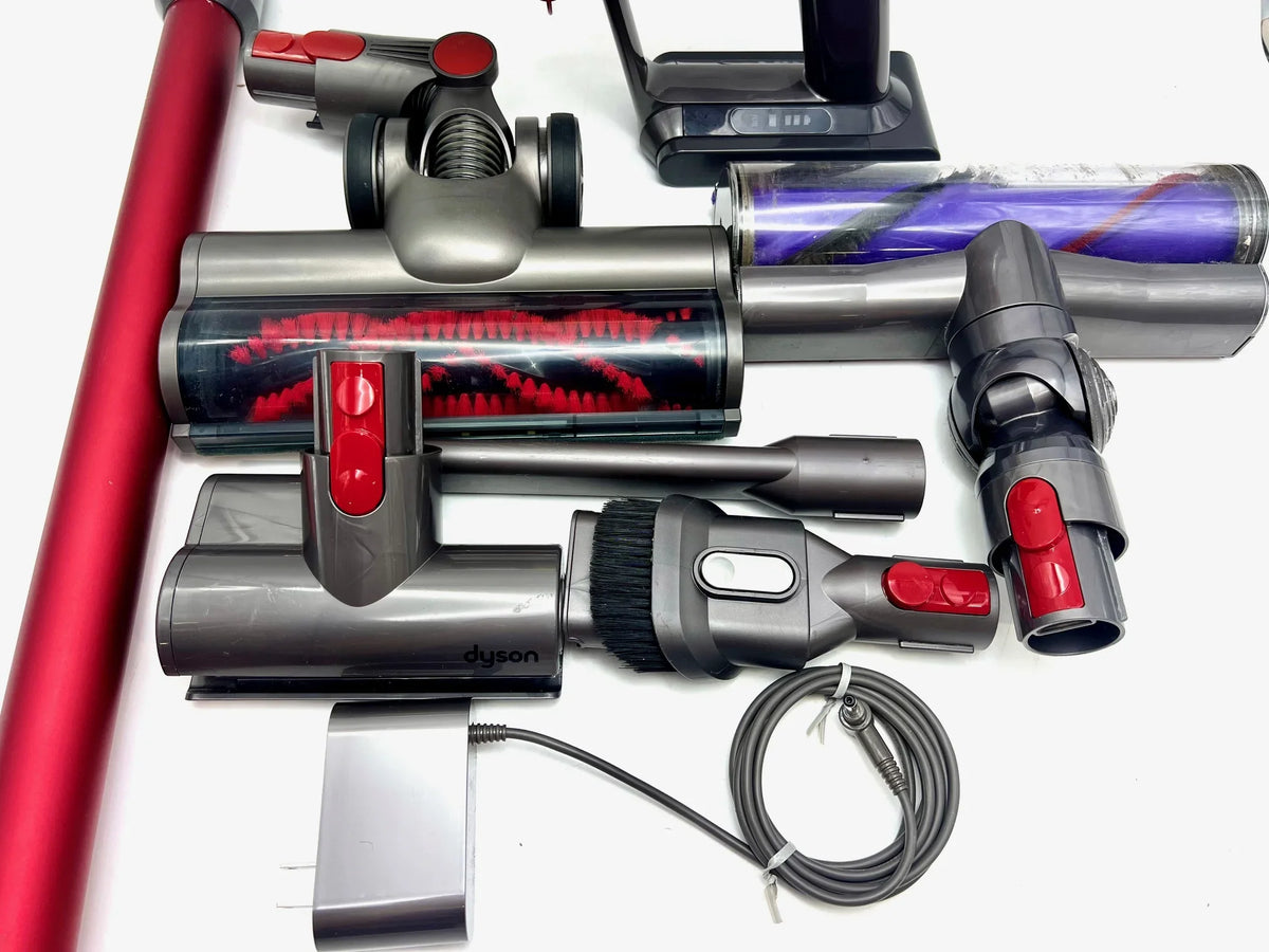 '- PURPLE/RED (Fair) Cordless Cyclone Motorhead Dyson Pre-Owned V10 244393-01 Stick Vacuum