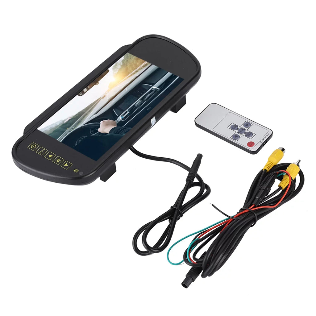 Rear Auto Mirror Bracket View Monitor Camera Monitor 7inch Rearview View Car Rear With Dimming Dimming Auto - Camera