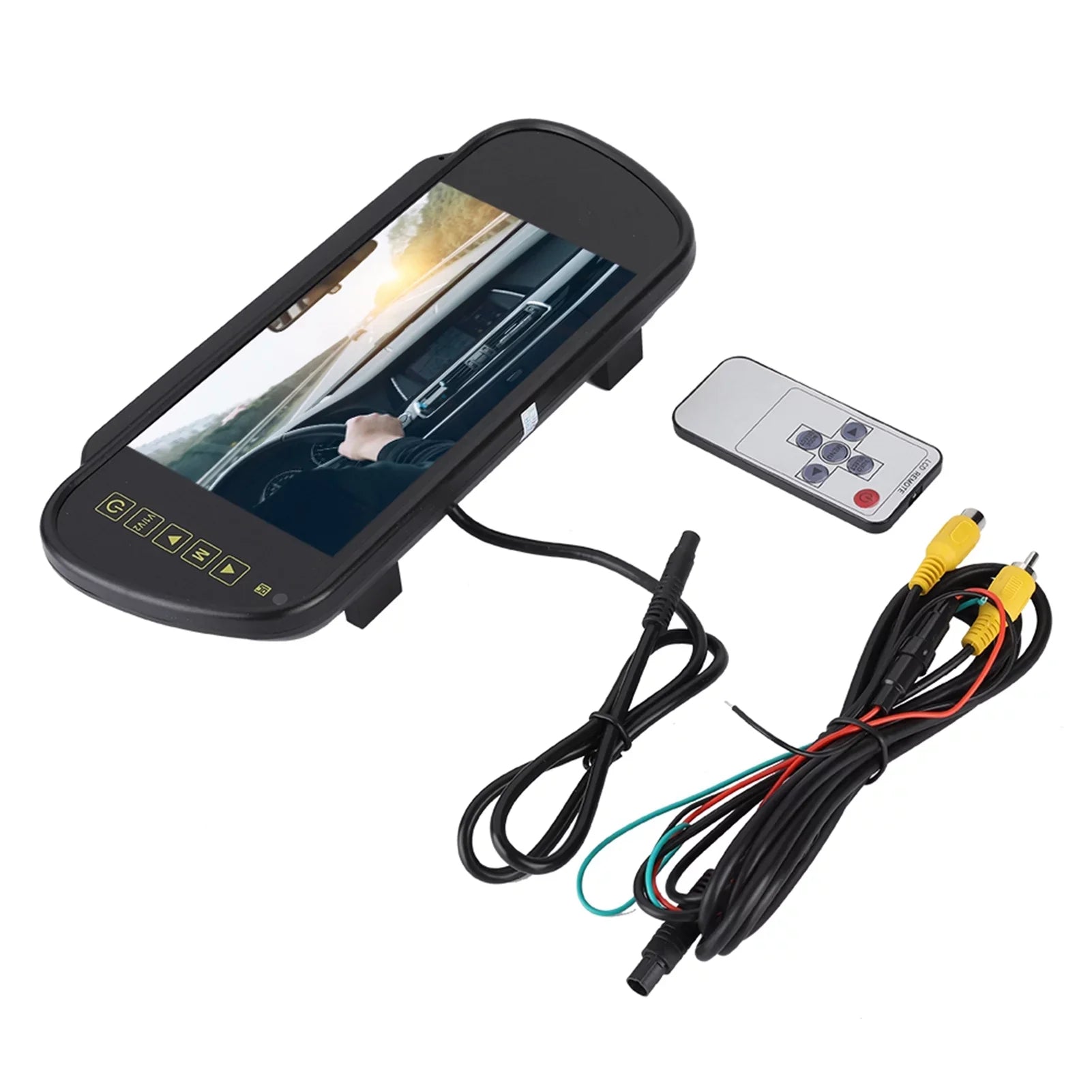 Rear Auto Mirror Bracket View Monitor Camera Monitor 7inch Rearview View Car Rear With Dimming Dimming Auto - Camera