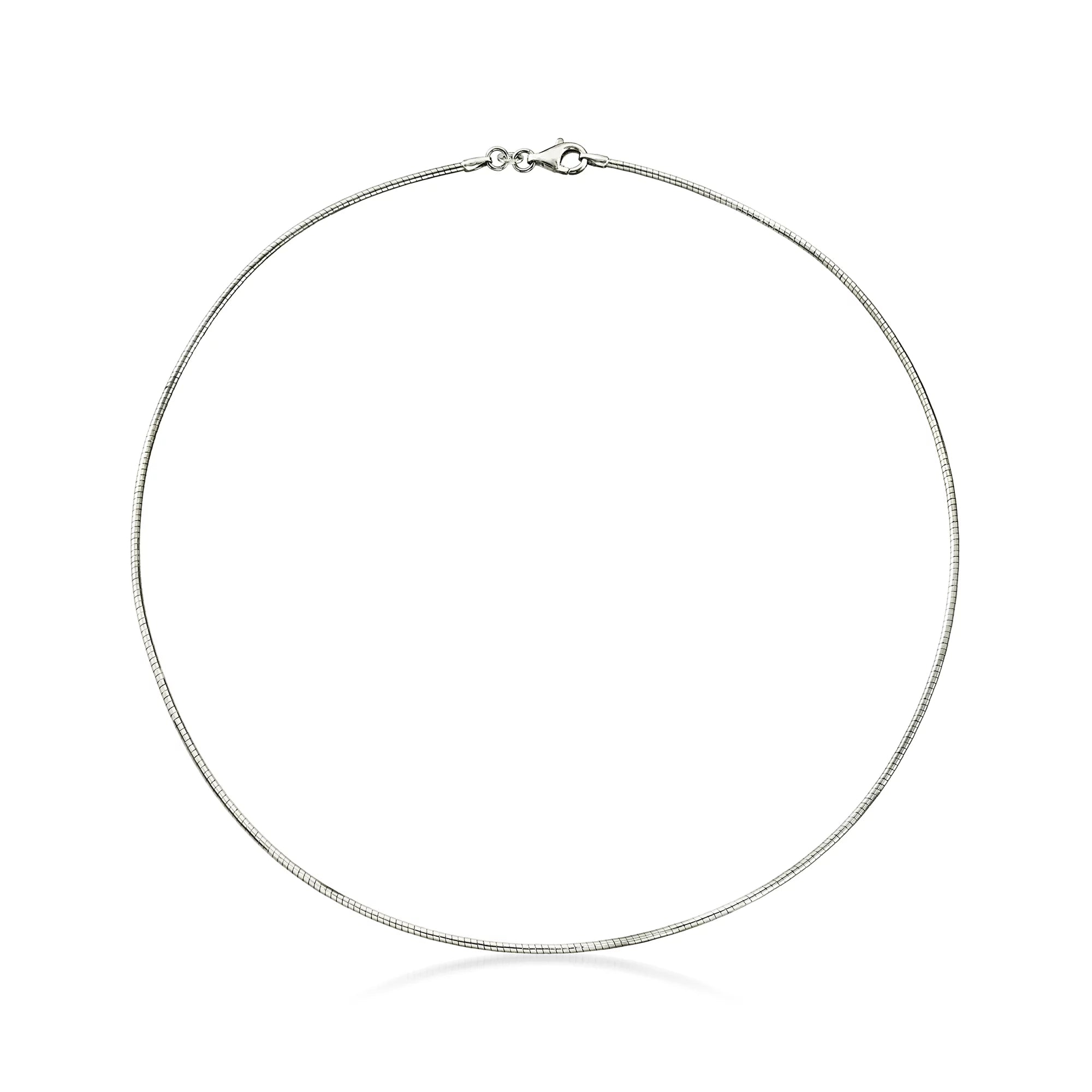 Italian Silver Ross-Simons Women's, Necklace, Omega Adult Sterling 1.5mm