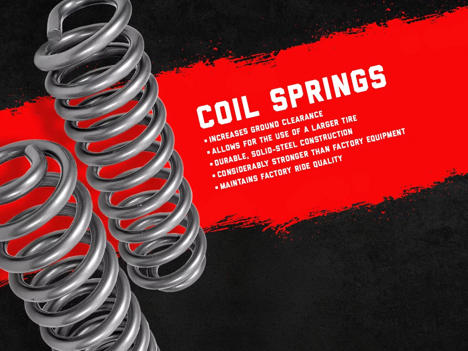 4WD 1.5" | | F150 Bronco Country 1980-1996 9265 Leveling Coil Suspension / Kit Rough Springs (fits)