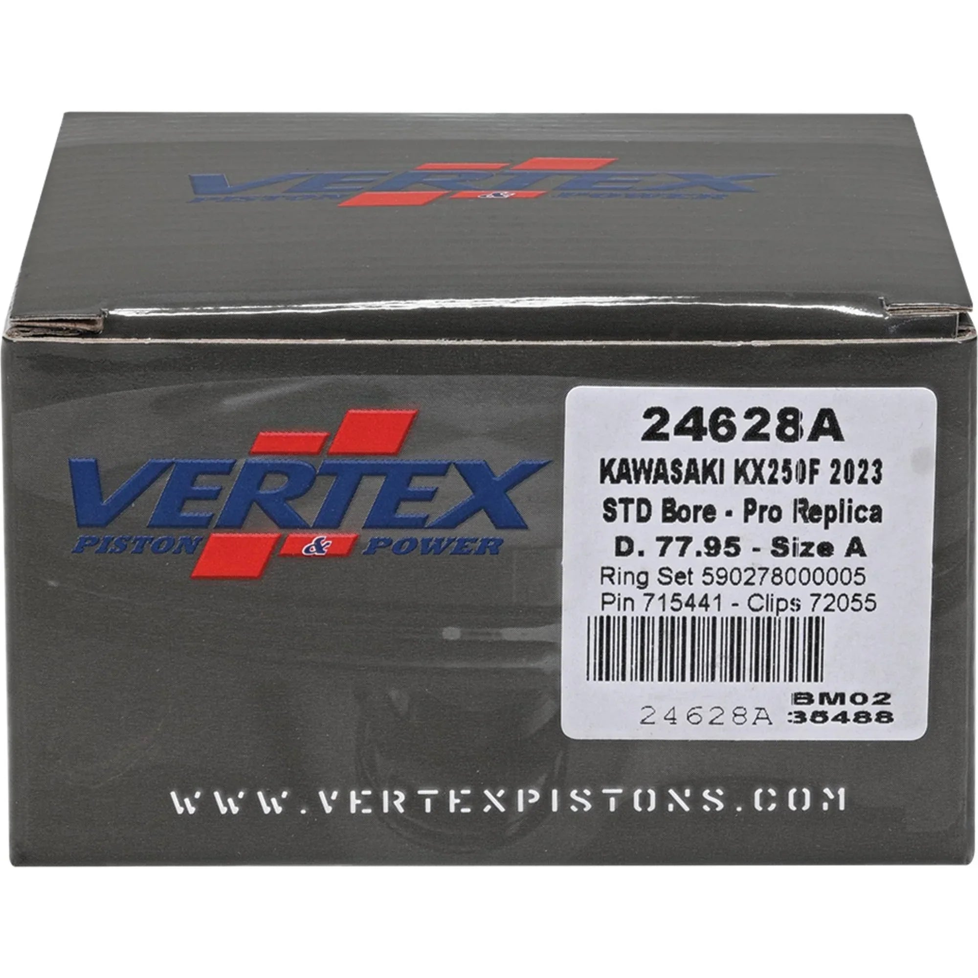 Forged Piston F X 2023 250 2023, Vertex Replica Kawasaki For 250 Kit 24628A