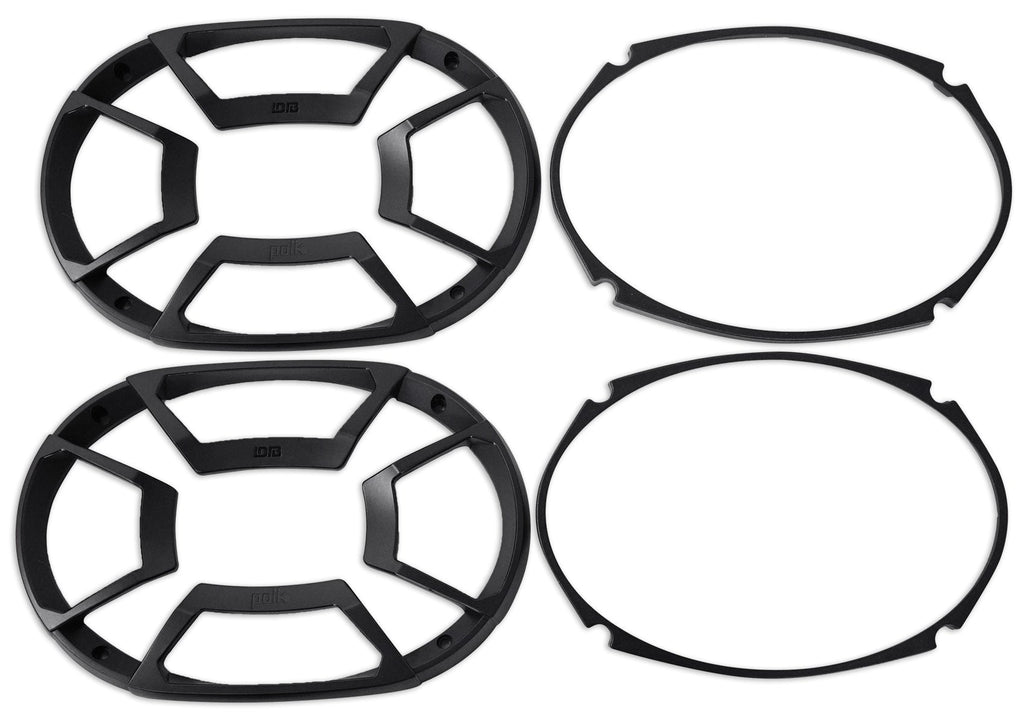 2) 450w DB692 Polk Audio 6X9" Audio Car Speakers+Cyberbuds Marine//Motorcycle