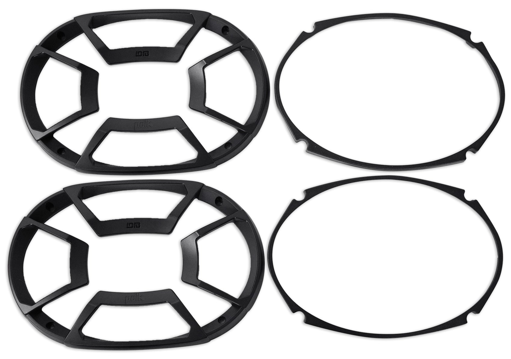 2) 450w DB692 Polk Audio 6X9" Audio Car Speakers+Cyberbuds Marine//Motorcycle