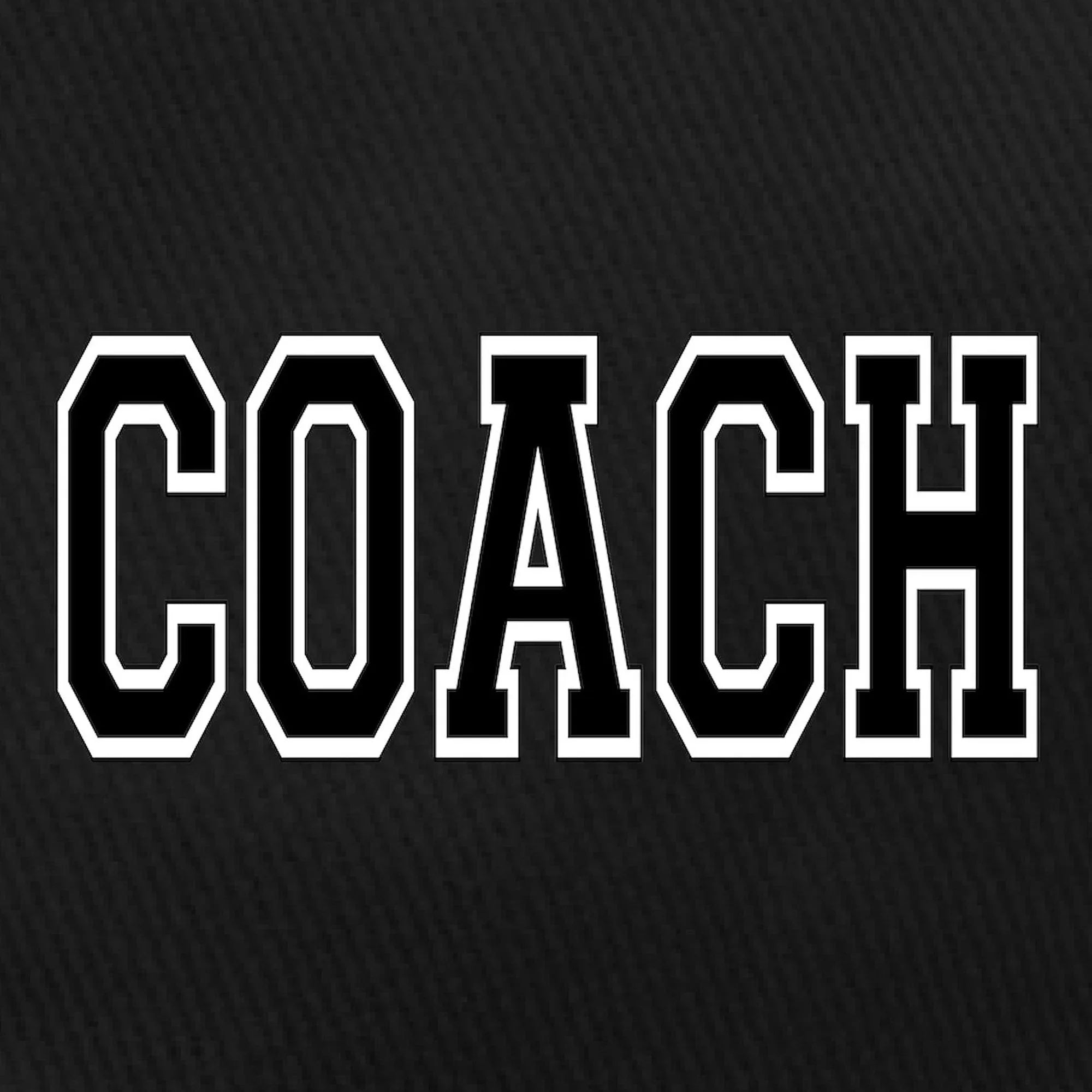 '- Printed CafePress Coach - Hat Black Cotton Cap Black Canvas Baseball Adjustable