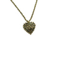 Dior Gold Necklace (Good) for Motif Pre-Owned Women Christian Accessory Heart
