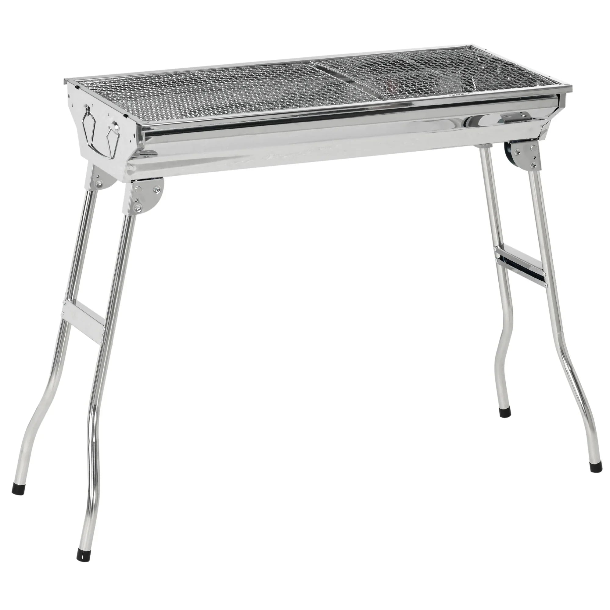 Grill Charcoal Portable Rack for Steel Picnic,Party Folding Outdoor Grill Grill,Stainless