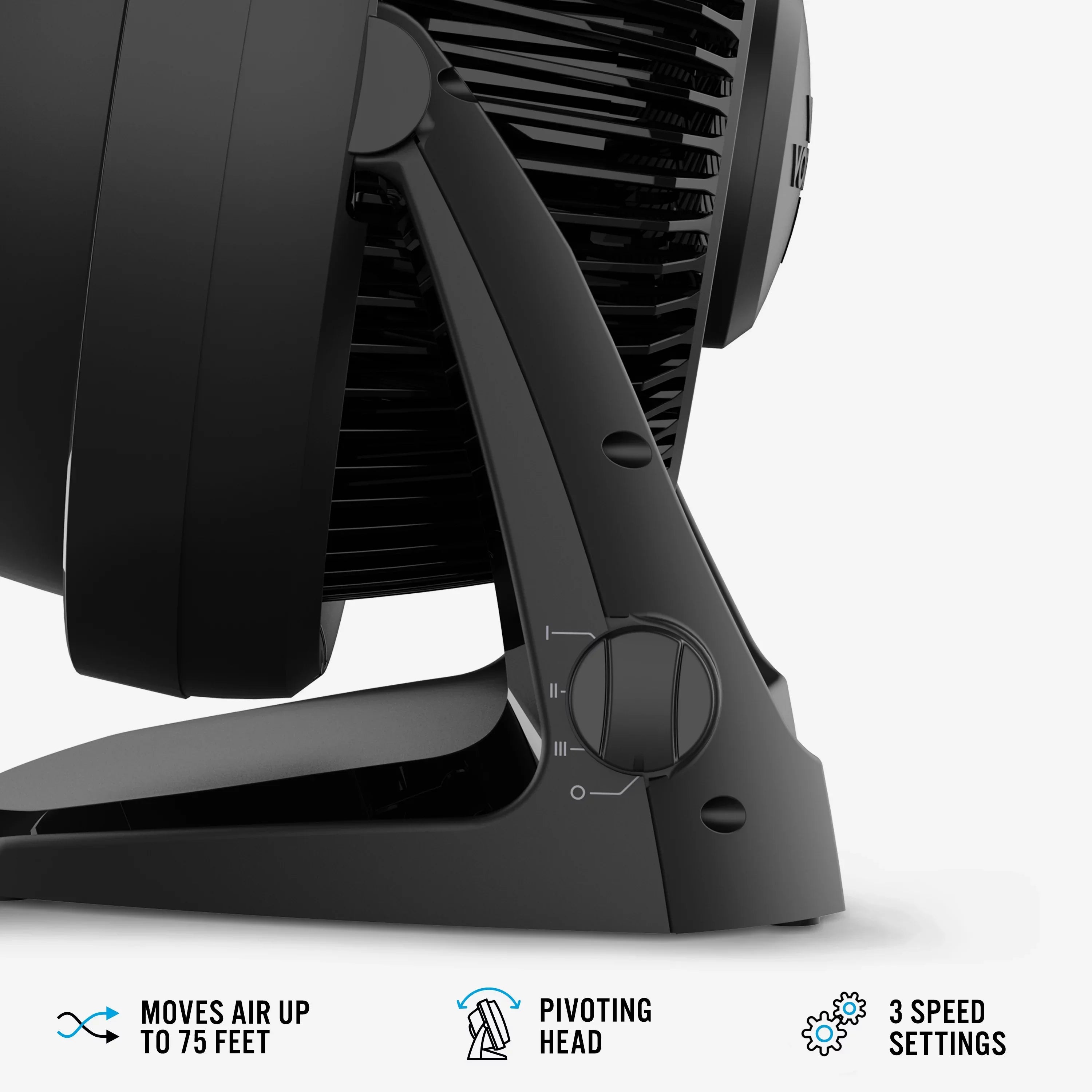 13", Circulator Whole Fan, (New) Air Floor Vornado Room 62 Black