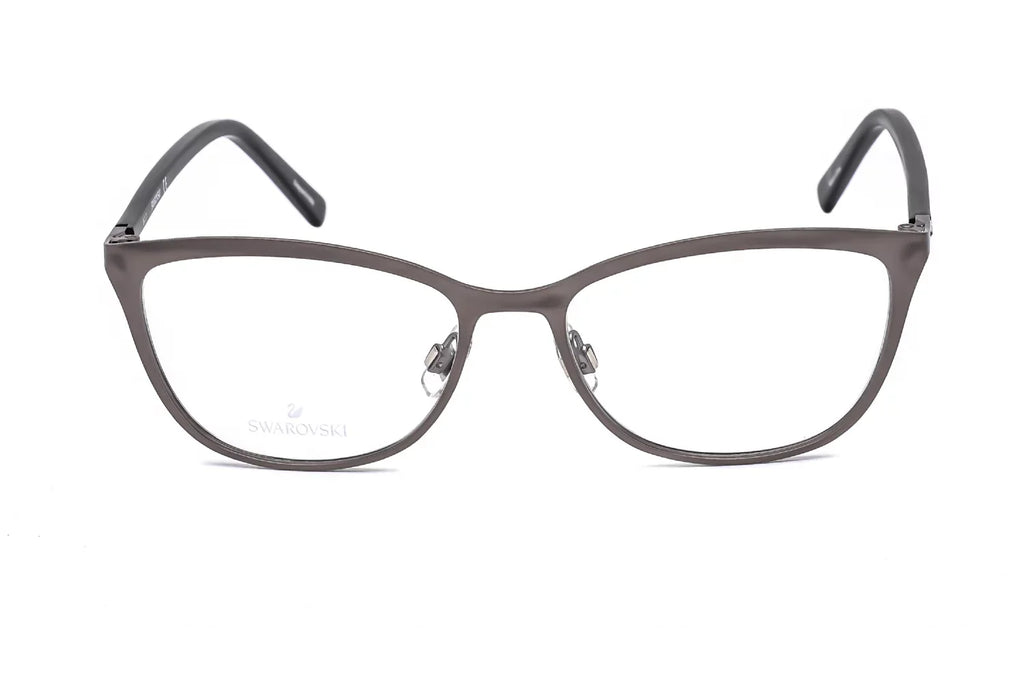 Ladies Swarovski Frames Rectangular SK5232 Tone Eyeglass 50 Silver 13