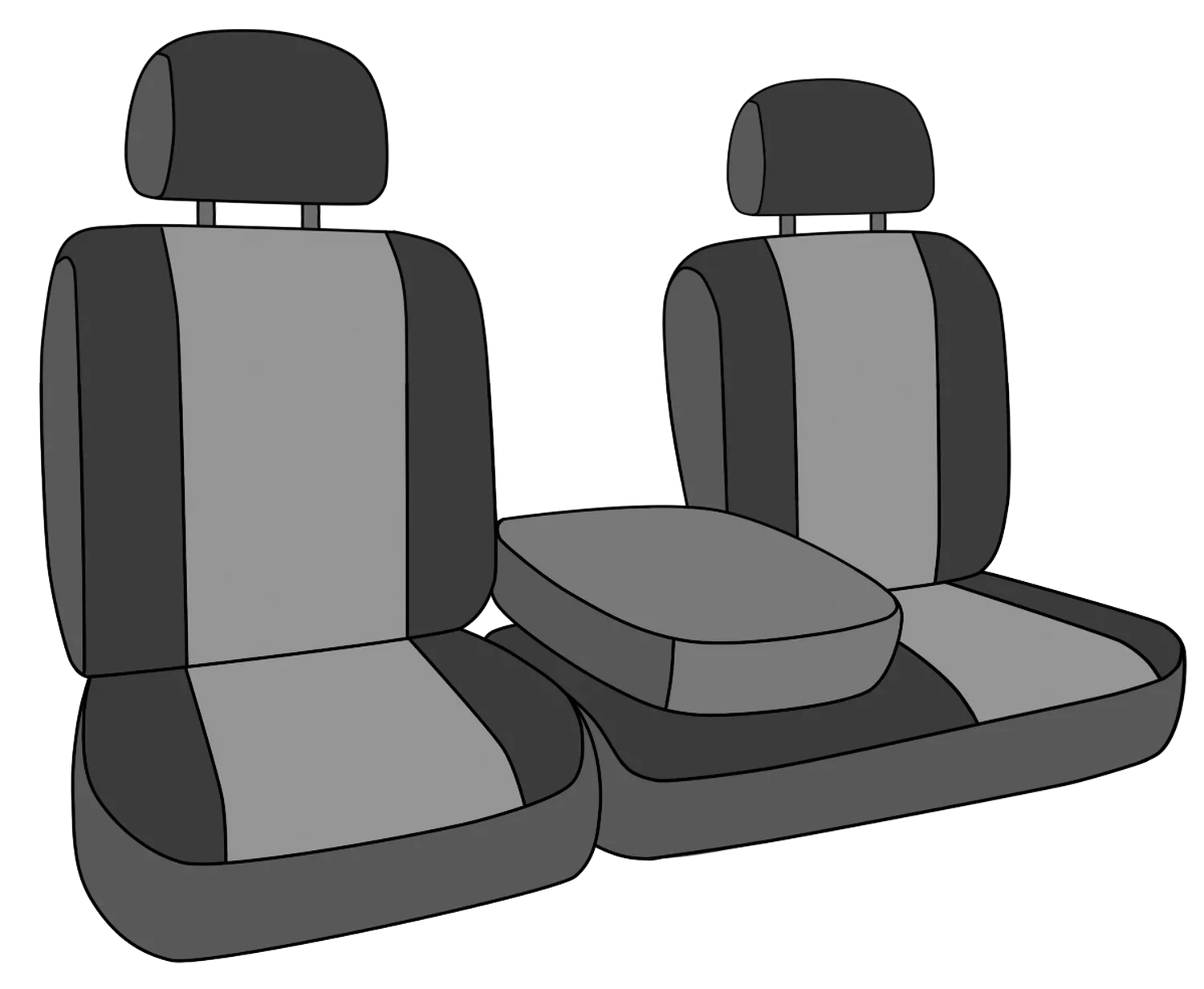 Kia Center & Sorento KA122-79MB Seat Blades Mossy Trim 40/20/40 Black for 2016-2019 Back Oak - Shadow with CalTrend Split Insert 60/40 Grass Cushion Shields