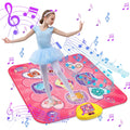 with 4 Dance Dance Kids Musical 5 7 Play with Christmas 3 Toys Lights, Year 9 Gift 5 6 Toy Old for Mat, Birthday Electronic Dance Girls 8 Game Modes, Mats for Game 10 Pink Pad Gifts
