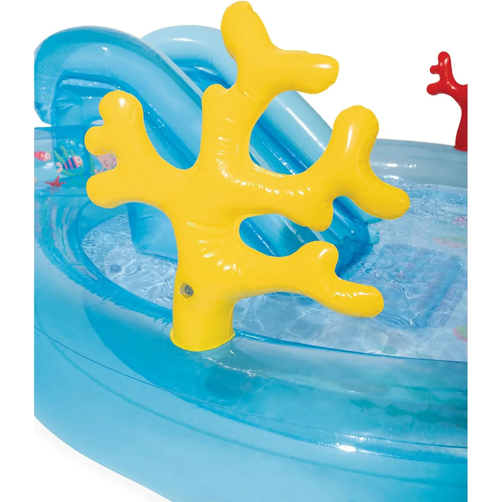 liquid Slide, Sea the Play Age 2+ Under W/ Center Kids Inflatable
