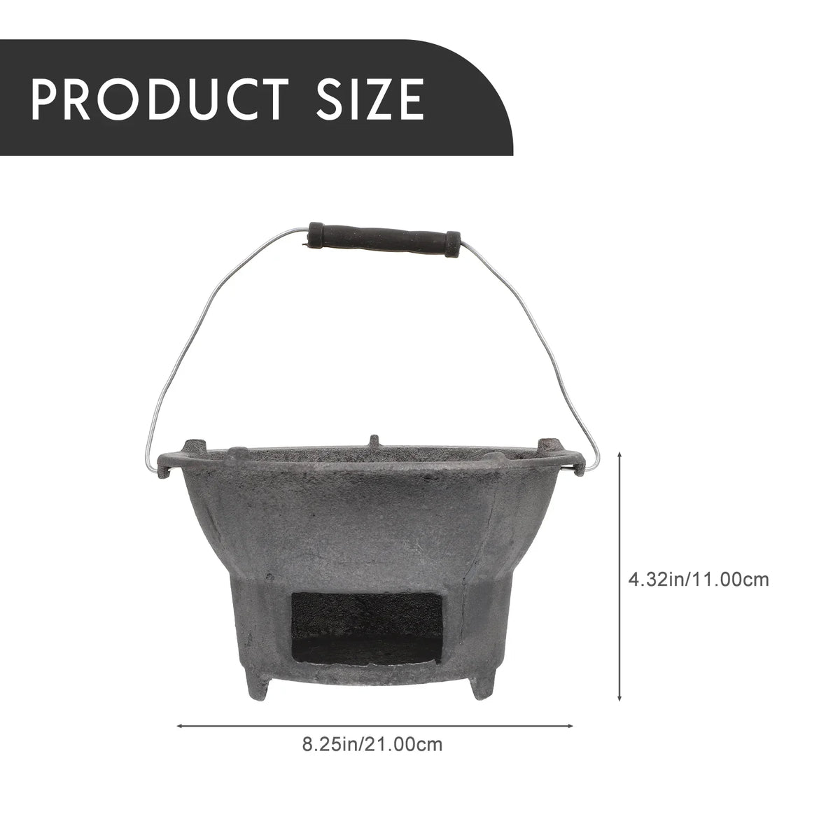 Tool Barbecue Barbecue Cast Iron Stove exterior BBQ Camping Charcoal Stove