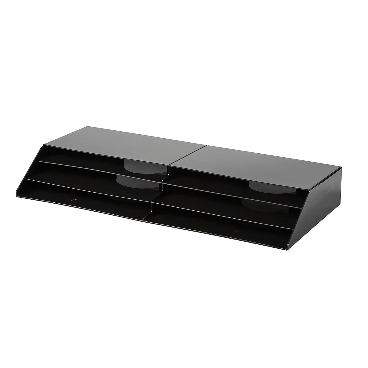 Rubbermaid x 5/8 x Organizer, Six-Pocket 96060ROS 24 1/2, 3/4 Black Optimizers 11 2