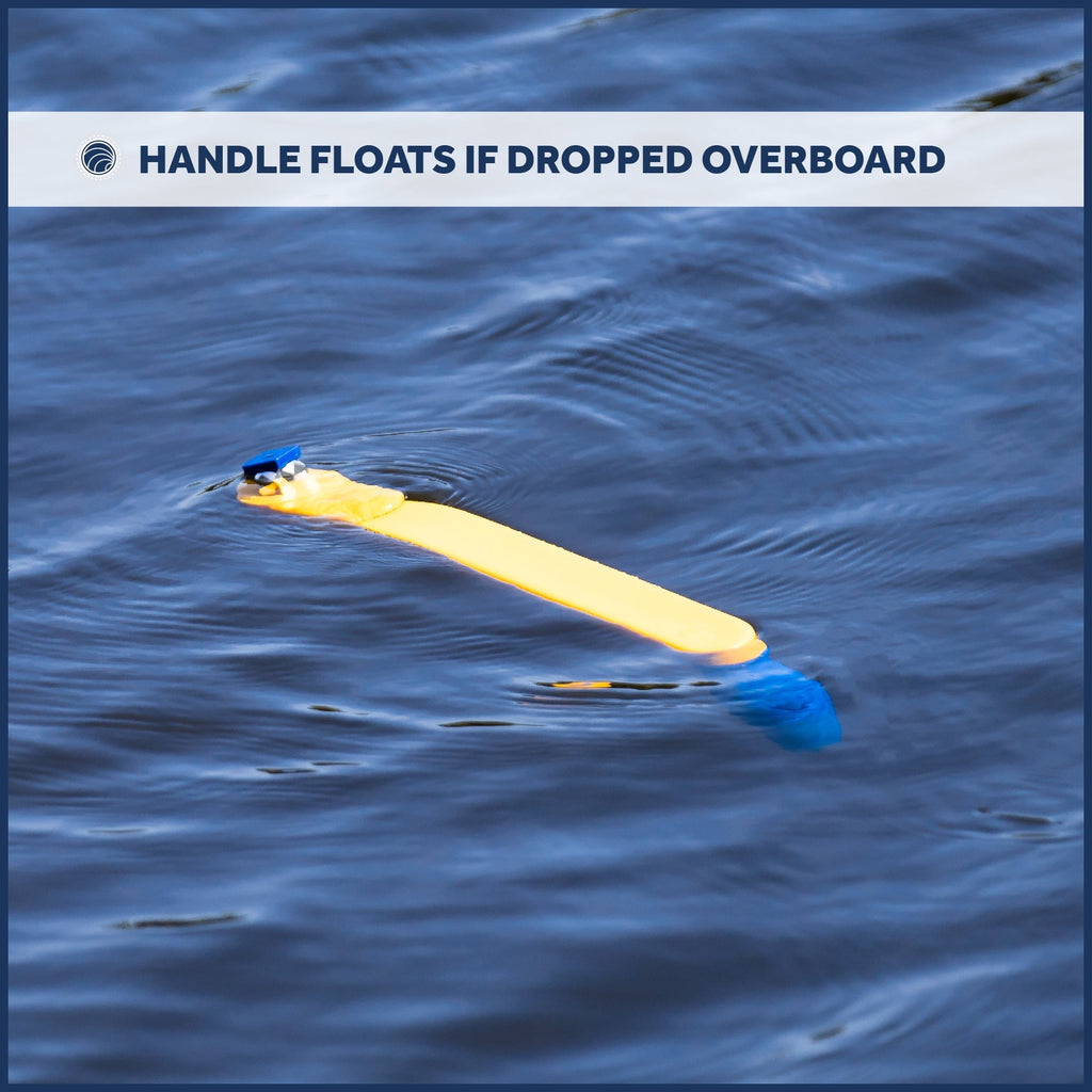 Sailboat Winch Plastic Floating 8" Handle, and Lightweight Lock�in Blue, Handle, Five - and Orange Fiberglass FO86-M2 Oceans Winch Mechanism, Strong, Reinforced Universal 2-Pack