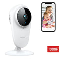 Vision, with Baby WiFi Night Home Smart Security 1080P White Indoor Victure Color Monitor, Camera