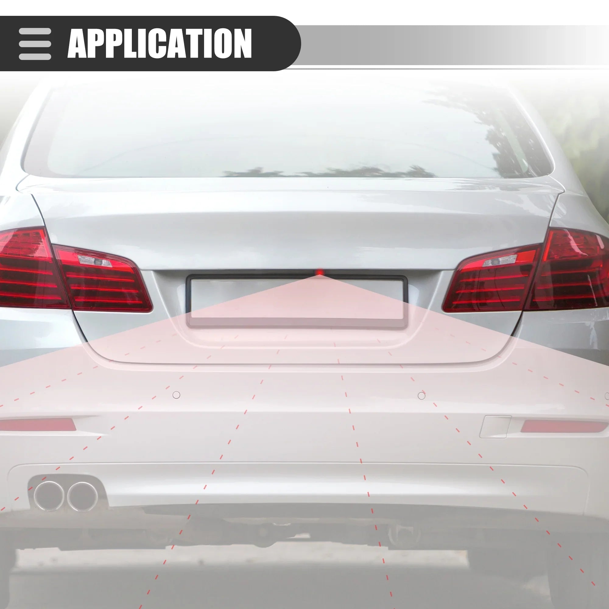 Chevrolet Plastic No.23146157 for 2011-2013 Glass Camera Silverado Backup Black Unique Bargains