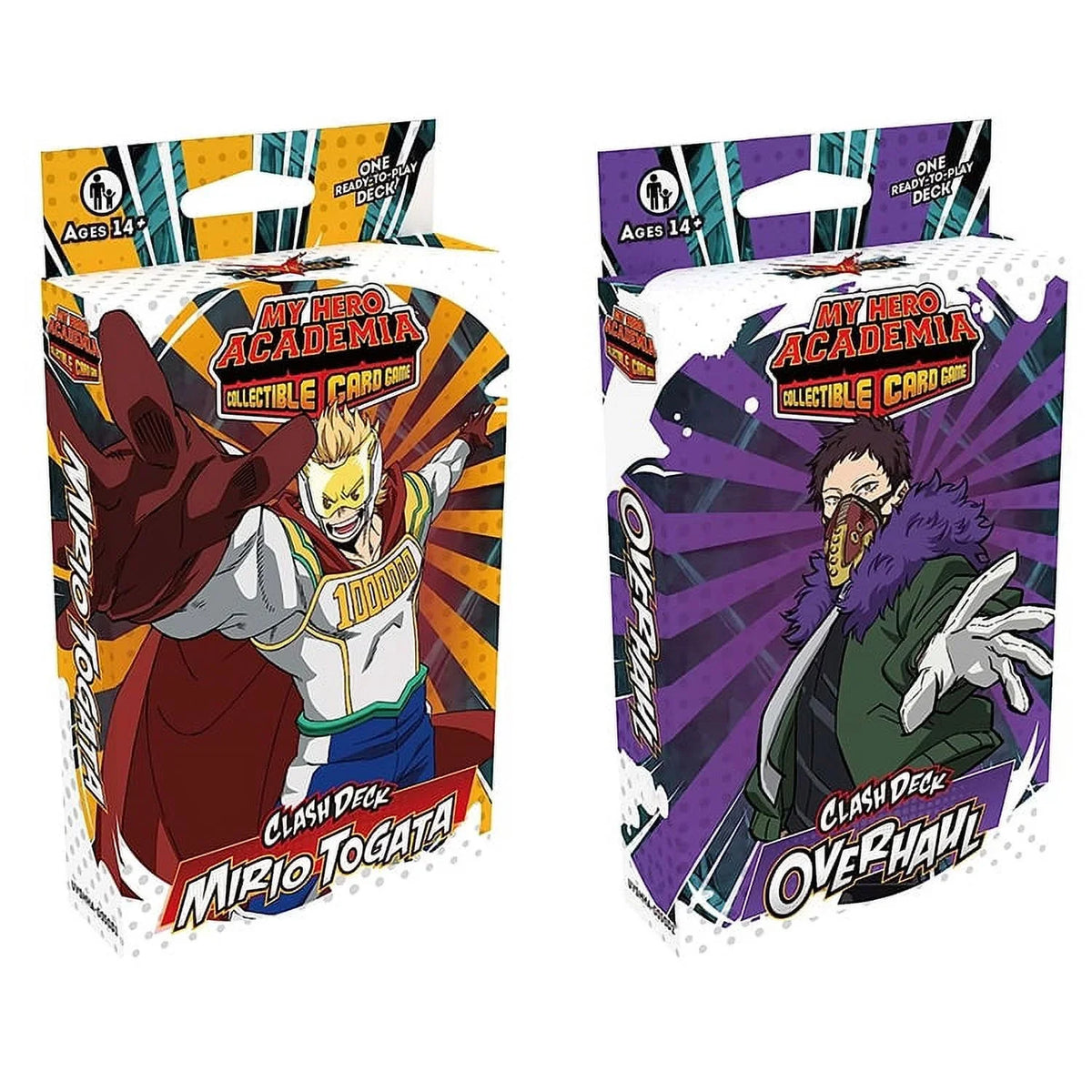 2 SET Mirio Game Togata) Clash (Overhaul Card OF Academia S5 Decks & My Hero - Collectible