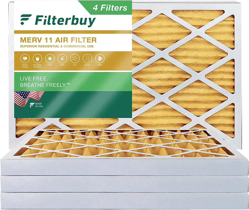 Pleated 12x36x2 Filterbuy Filters 11 Furnace (4-Pack) Air
