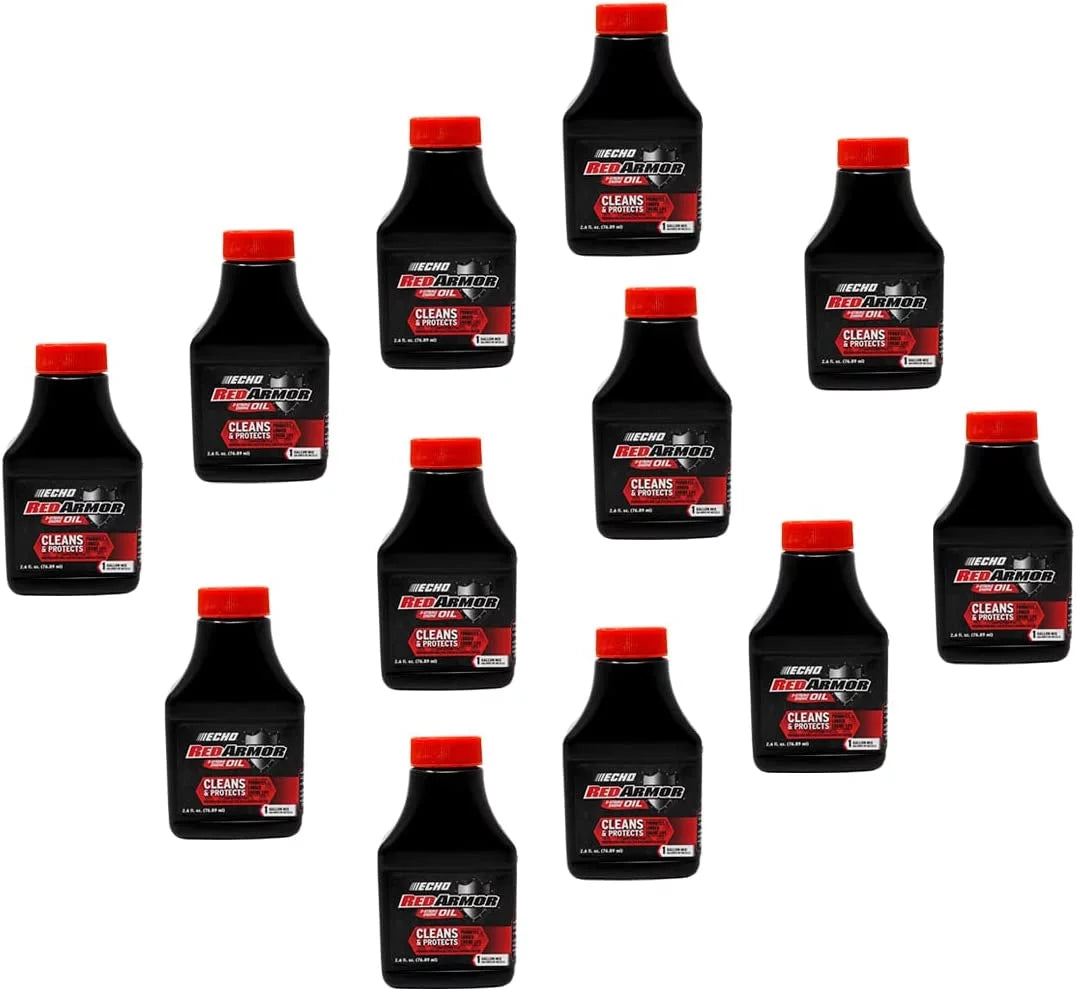 of 6550001S-12PK 12 Bottle Oil 1 Echo 2-Stroke oz Mix Pack Armor Engine 2.6 for Red 50:1 Gallon