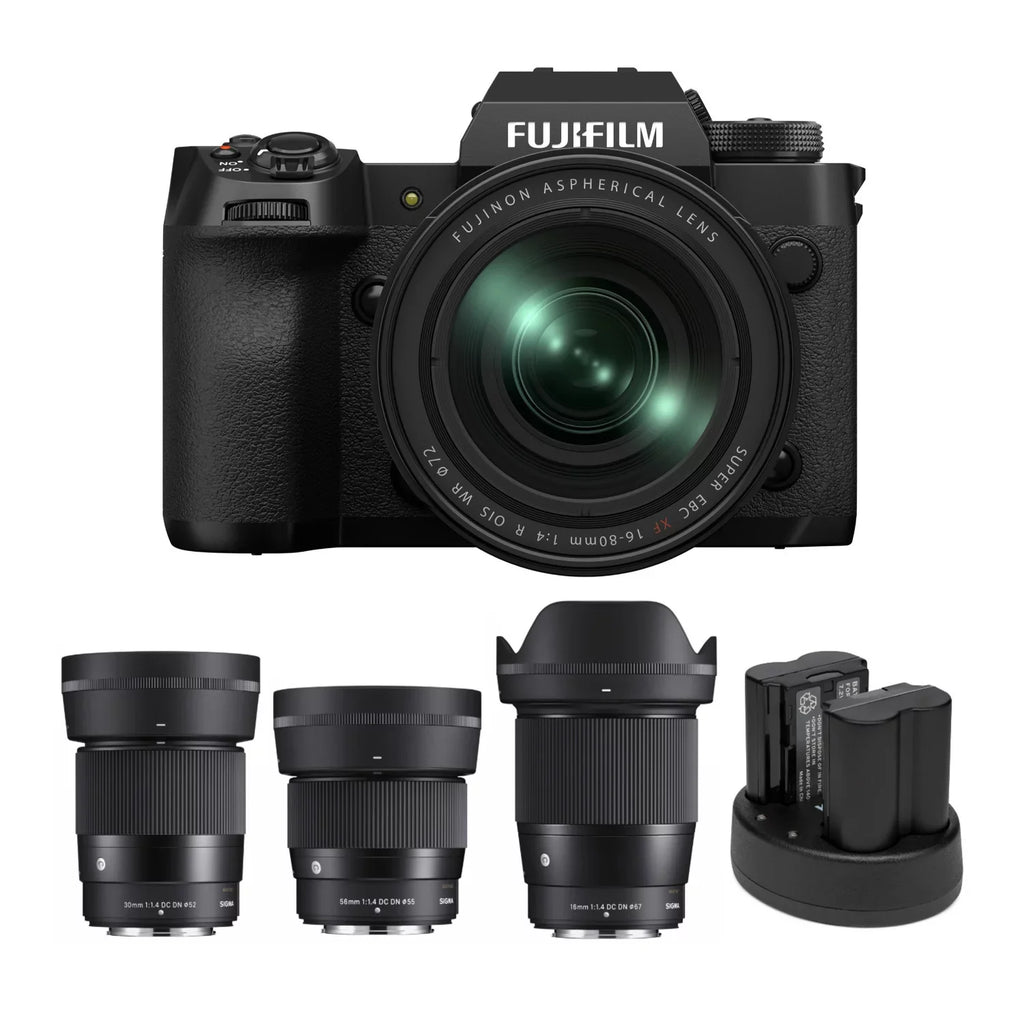 Megapixel Bundle Lens X-H2 R OIS with 40 WR with XF16-80mm Body F4 Fujifilm