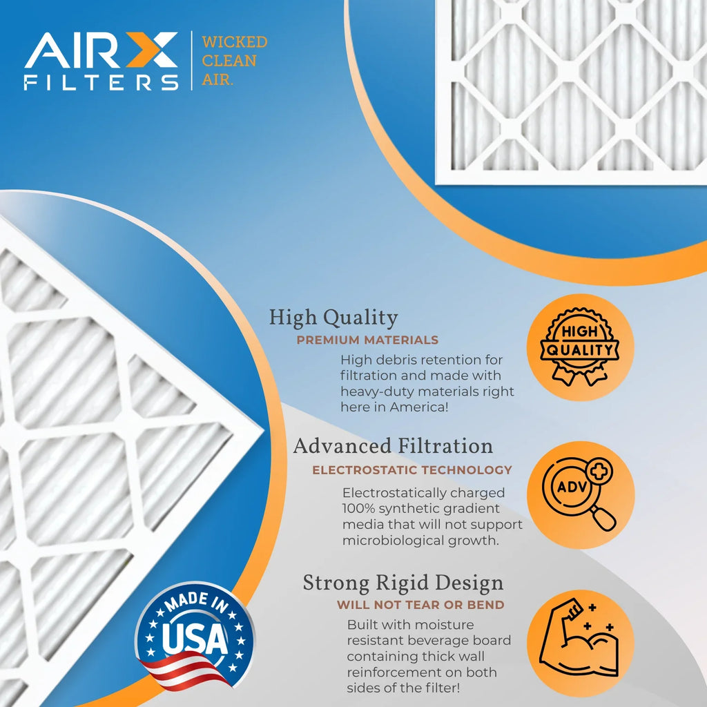 Made Conditioner Air 1200 by 4 1000, & 11 Comparable to 18x24x1 Electrostatic Pleated 18x24x1 Pack 7 Premium Air Filter . Filters Filter Furnace