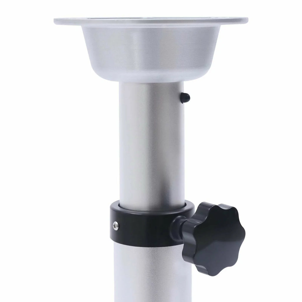 Marine Pedestal Removable Vessel Thickened Caravan Base Motorhome Table Mount Aluminum Miumaeov Camper Table Frame Alloy Stand 16.9"-29.1"Adjustable Leg for