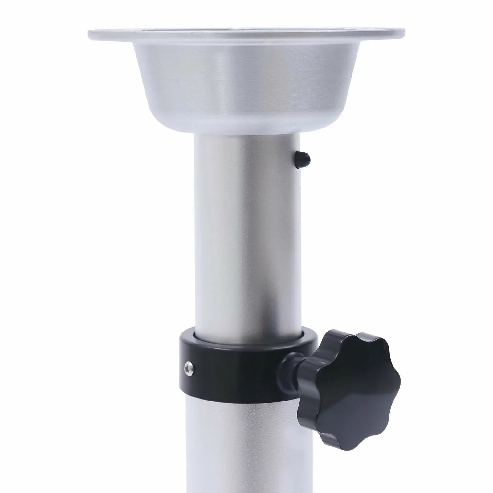 Marine Pedestal Removable Vessel Thickened Caravan Base Motorhome Table Mount Aluminum Miumaeov Camper Table Frame Alloy Stand 16.9"-29.1"Adjustable Leg for
