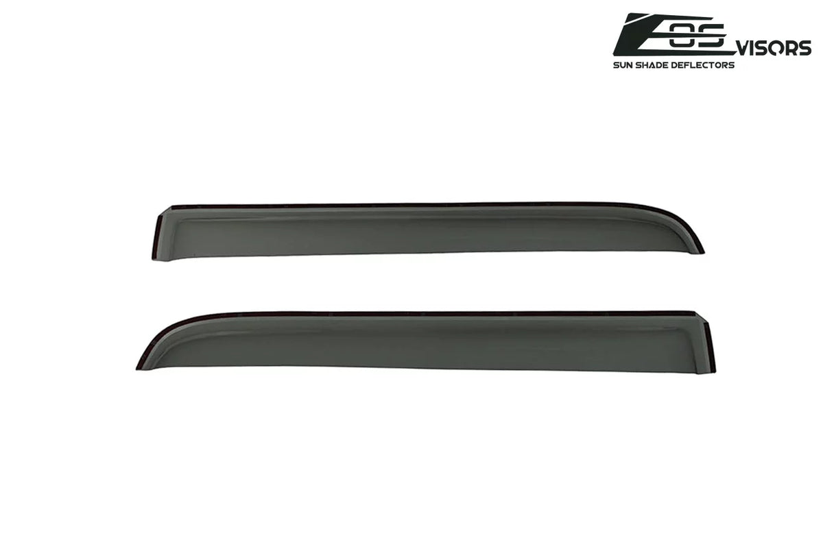 Crew Side Extreme Store Guards Online 2009-2014 Cab | Tinted in-Channel Vents Visors F-150 Smoke Window for design EOS Deflectors Rain