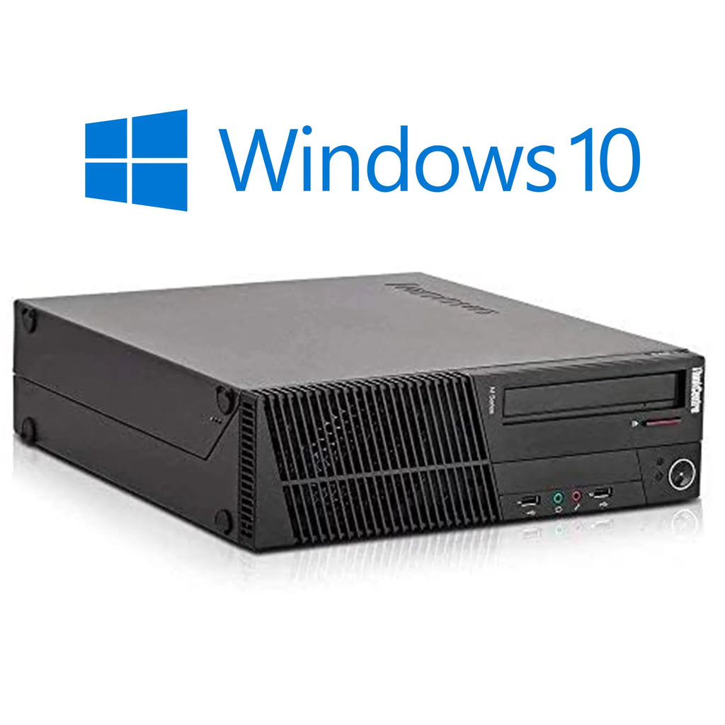 Wifi i5 10 8GB Desktop Pro HDD Ram Windows Computer PC LENOVO Core 500GB