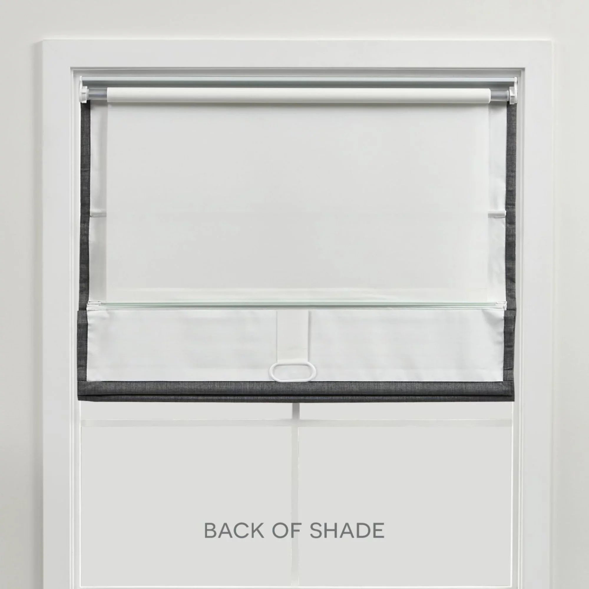 Shade, Total Blackout Exclusive Blue 23"x64", Roman Slate Home Esme