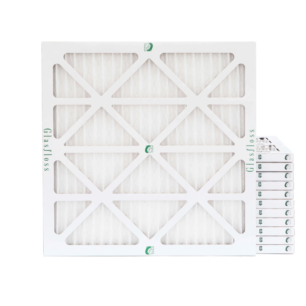 12 7/8 Actual 9-1/2 MERV Pleated 9-1/2 10x10x1 by x 10 Air of x dimension: Glasfloss. Filters Pack