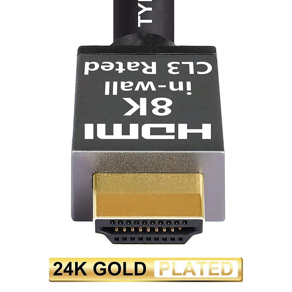Rated HDCP Ultra 4K120Hz 2.3 8K60Hz Cable 15 HDMI 2.2 8K High in Speed Feet Wall CL3 eARC 2.1 ARC Compatible
