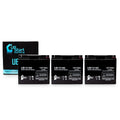 T4 CSB AMERICA OF Lead Universal Compatible 3x Battery Battery Terminal, BATTERY 18000mAh, SLA) Pack Replacement GP12170B1 Sealed (12V, - AGM, UB12180 18Ah, - Acid