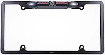 Plate Camera Frame 8IR Vision View License Rear Parking Backup Black Night Car US