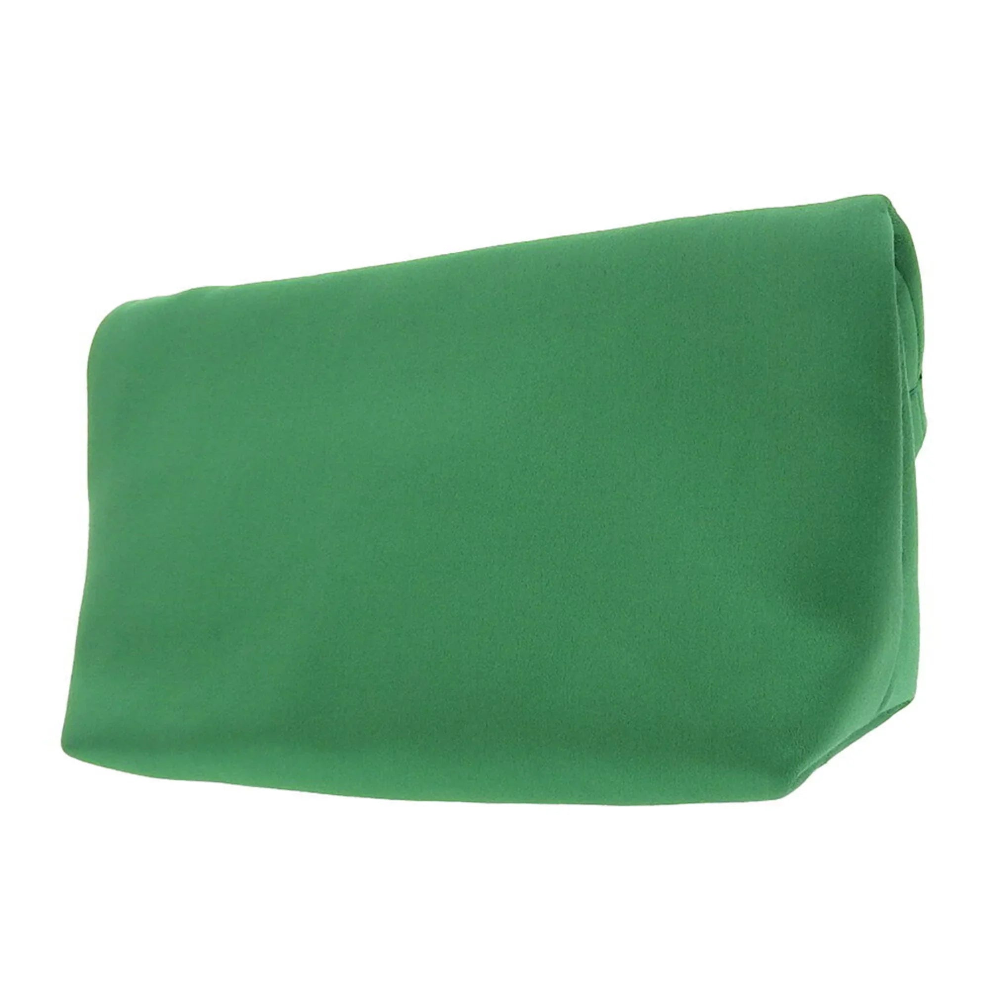 Pre-Owned silk viscose clutch bag New) pin bijou green Burberry rhinestone (Like