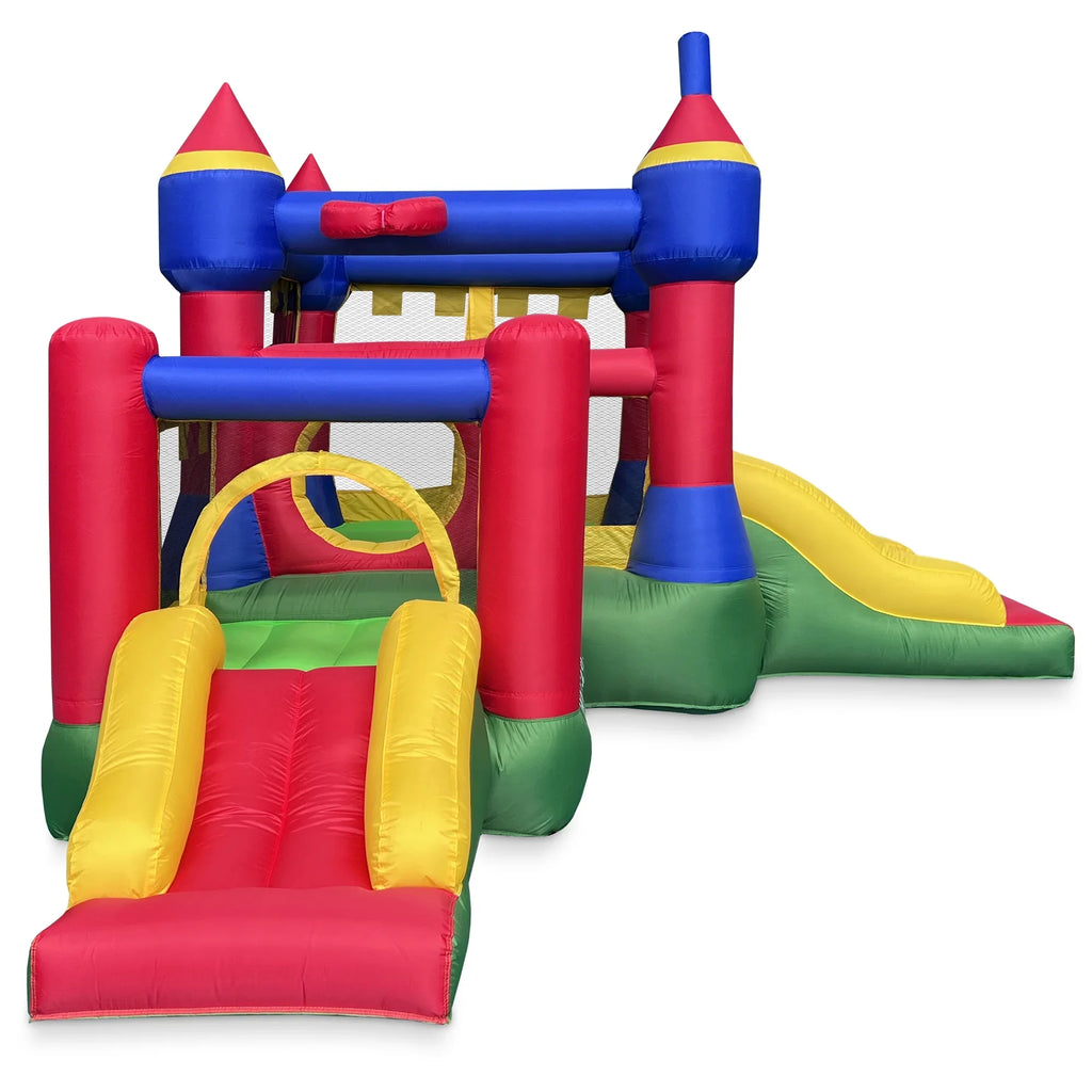 House for with Bouncer Kids Bounce 9 - Inflatable Blower Castle Cloud