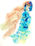 James Cashmere Sunrise Montauk Scarf Lightweight Women's Cheung Paul