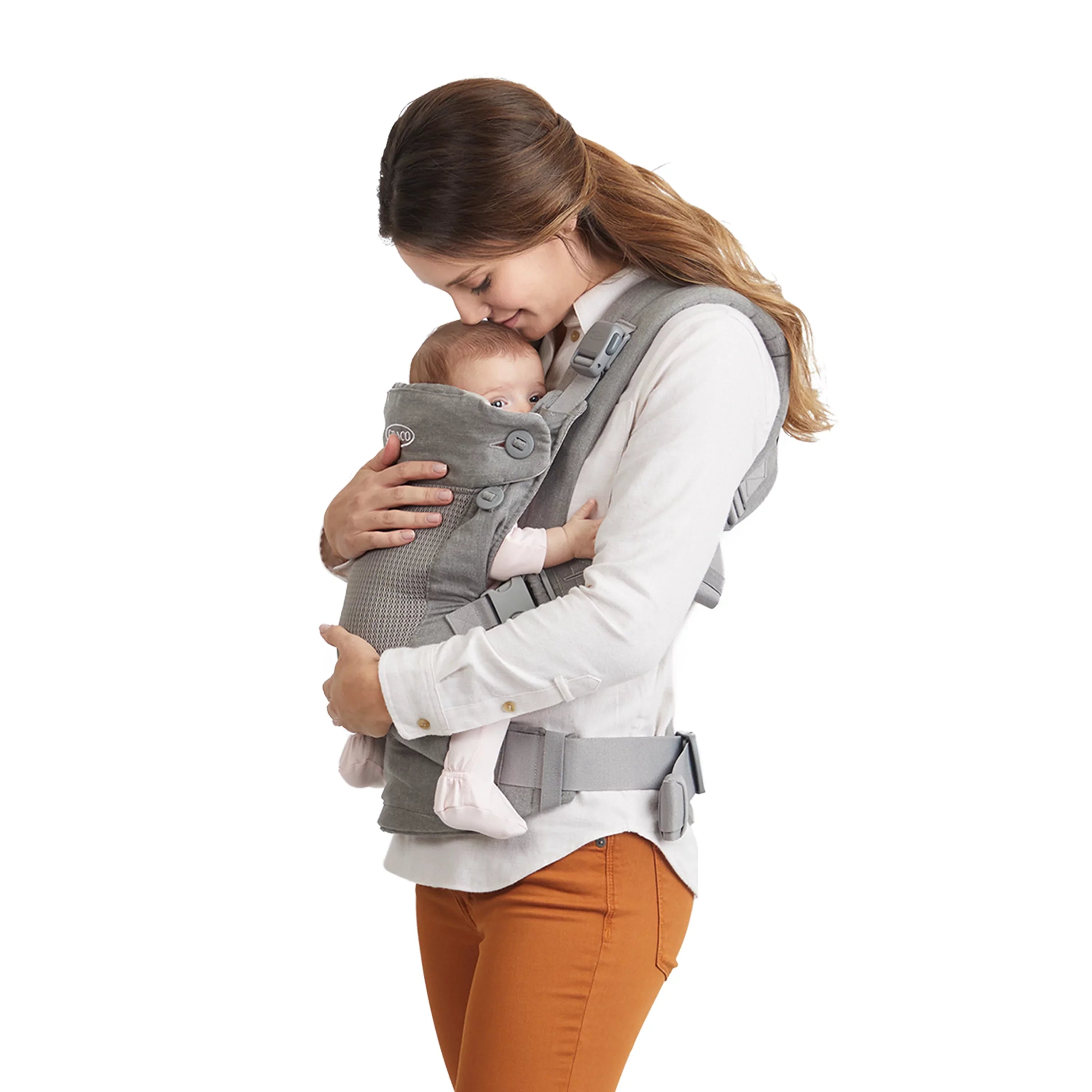 Mineral Me Baby 4-in-1 Gray Carrier, Cradle Graco