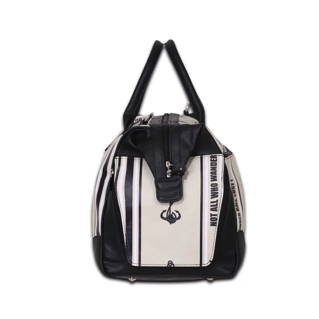 bag with Travel Anchors Weekender Unisex Adjustable Separate Strap Shoe Away Large Compartment with