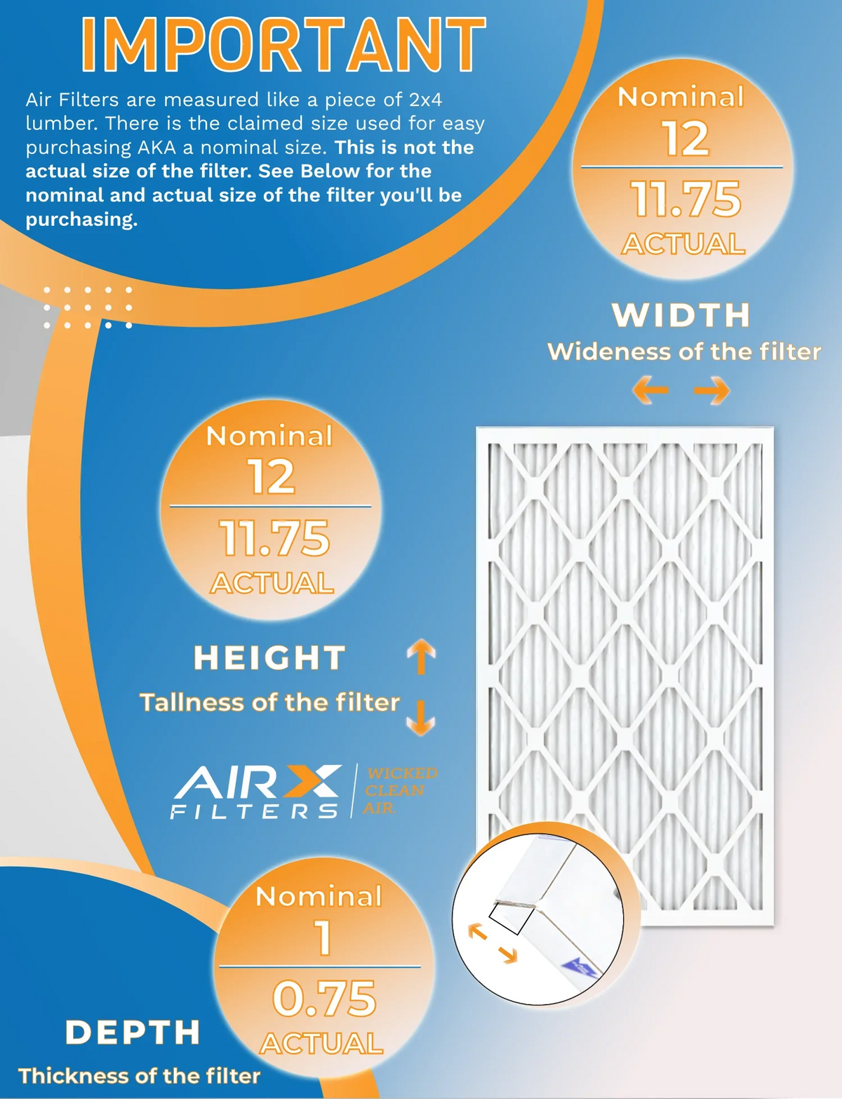 Rating, 12 & - by to CLEAN 9 Pack Comparable in MPR AIR. USA of FILTERS Made Filters WICKED Air Filter FPR 12x12x1 Furnace 13 AIRX 1500 - MERV 2200
