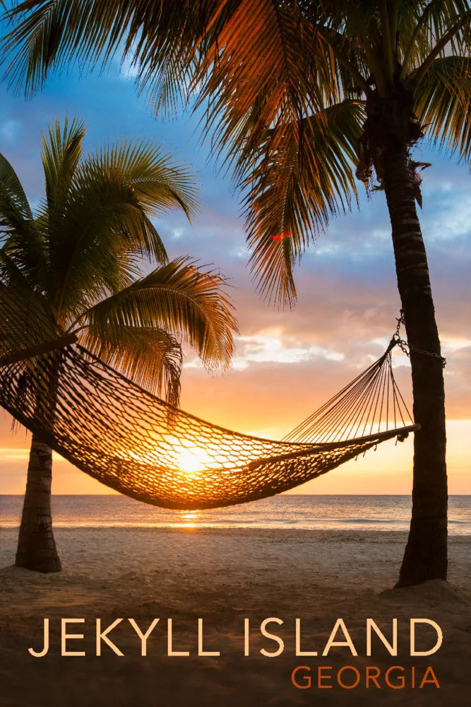 Size Georgia, in (1000 Family, Piece Jekyll Puzzle, and for Made Puzzle 19x27, ) Adults Hammock Sunset and Challenging Island, Jigsaw