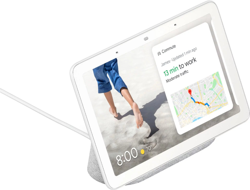 and 7 Wi-Fi Bluetooth for Streaming Speaker Smart Google with Display Music (Sand) Inch