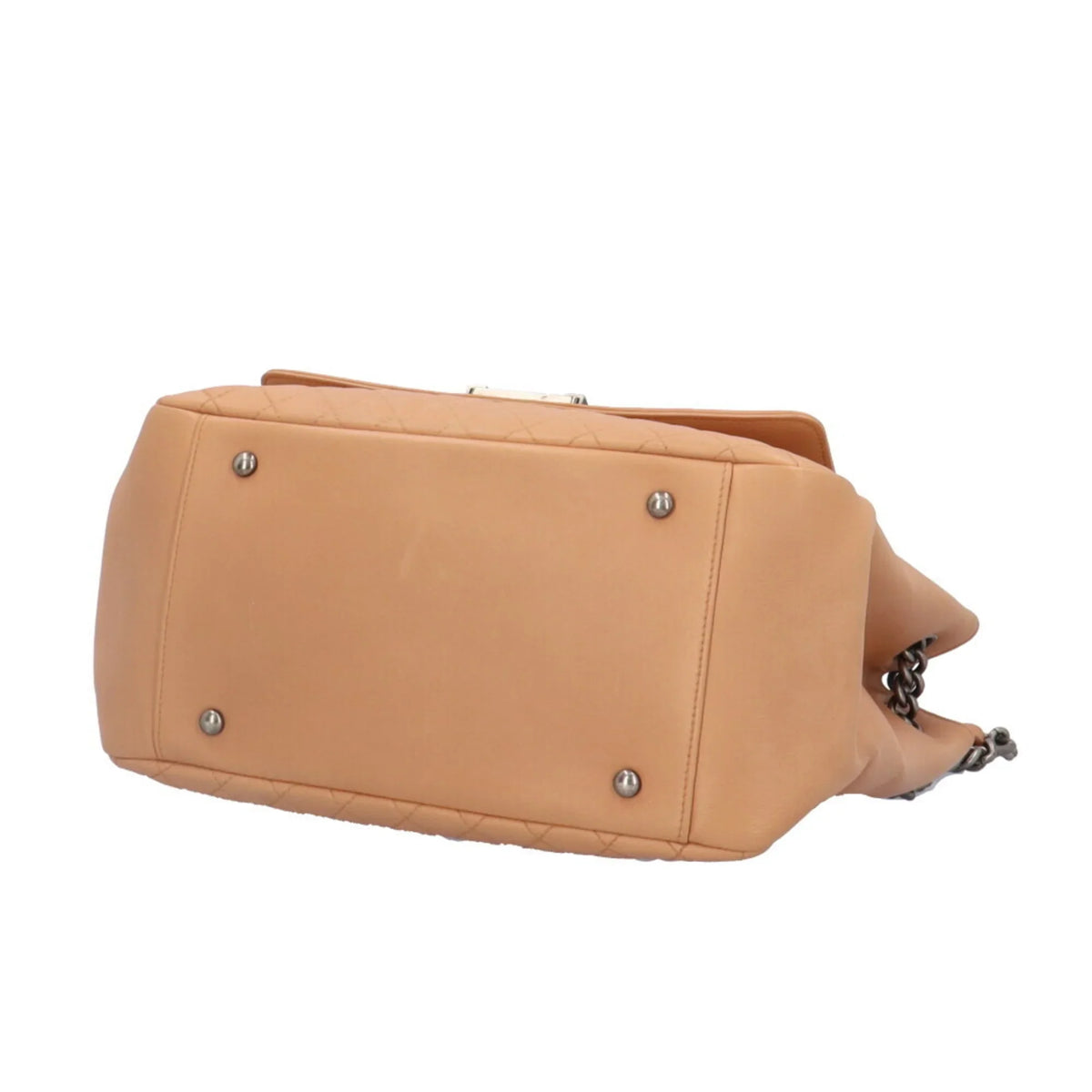 Ladies Leather (Good) Pre-Owned Shoulder Beige Boy BRB10010000013292 Chain Bag