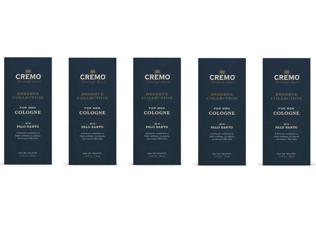 Cremo 5 For of Collection Pack Oz. Palo No. Reserve - Cologne Men Fl. 3.4 18 Santo,