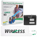 300' | Bed and Caregiver with with Up Fall Pager for Pad Caregiver Pad Alarm for Prevention 30" Medical Cordless Alerts Bed Weight Bed to System 10" x Sensor Alarm Smart Alarm Range | Wireless