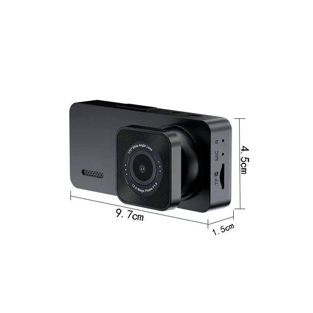 1080P Lens Car Dash Lens Camera 3 Video Cam G-sensor Dual Recorder Front/Rear/Inside