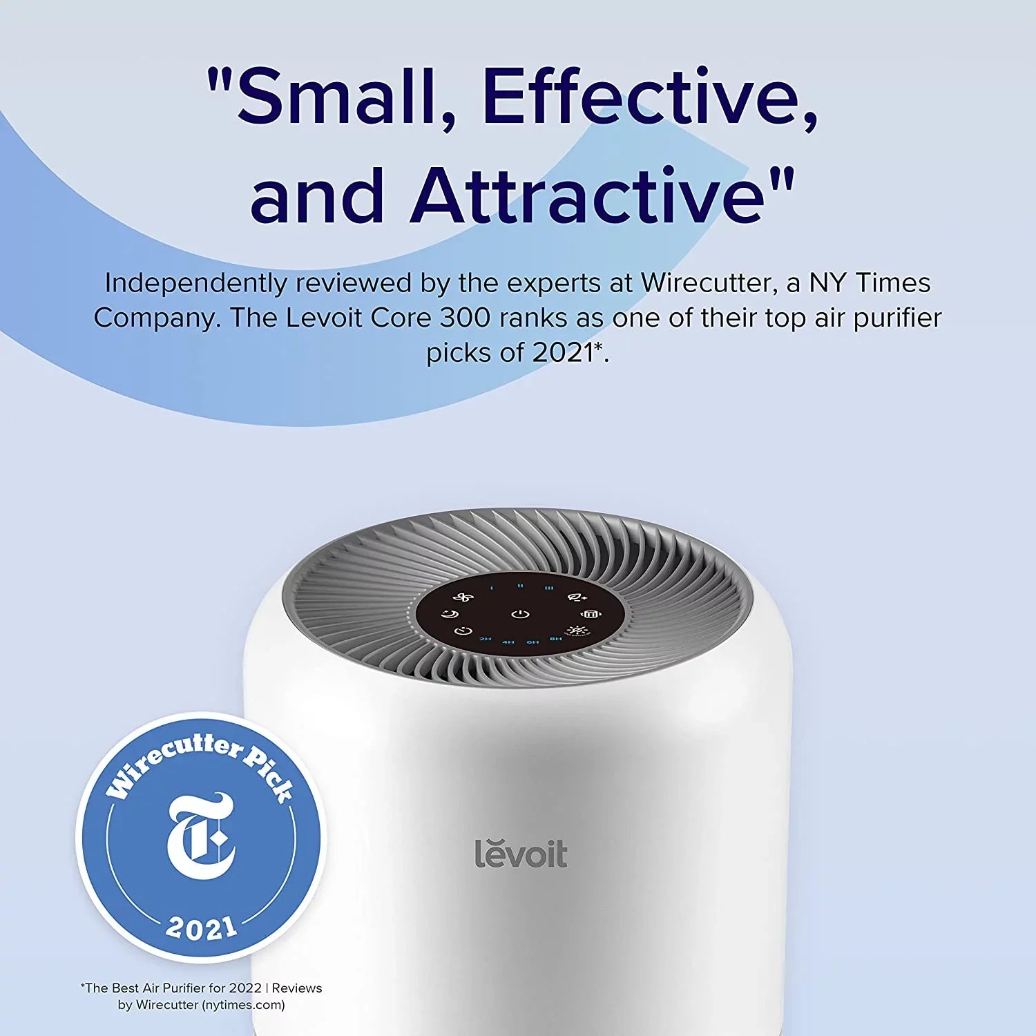 Up Large Asthma, Core Allergies sq. 300-, Purifier Air to Rooms White Levoit 547 ft., for and